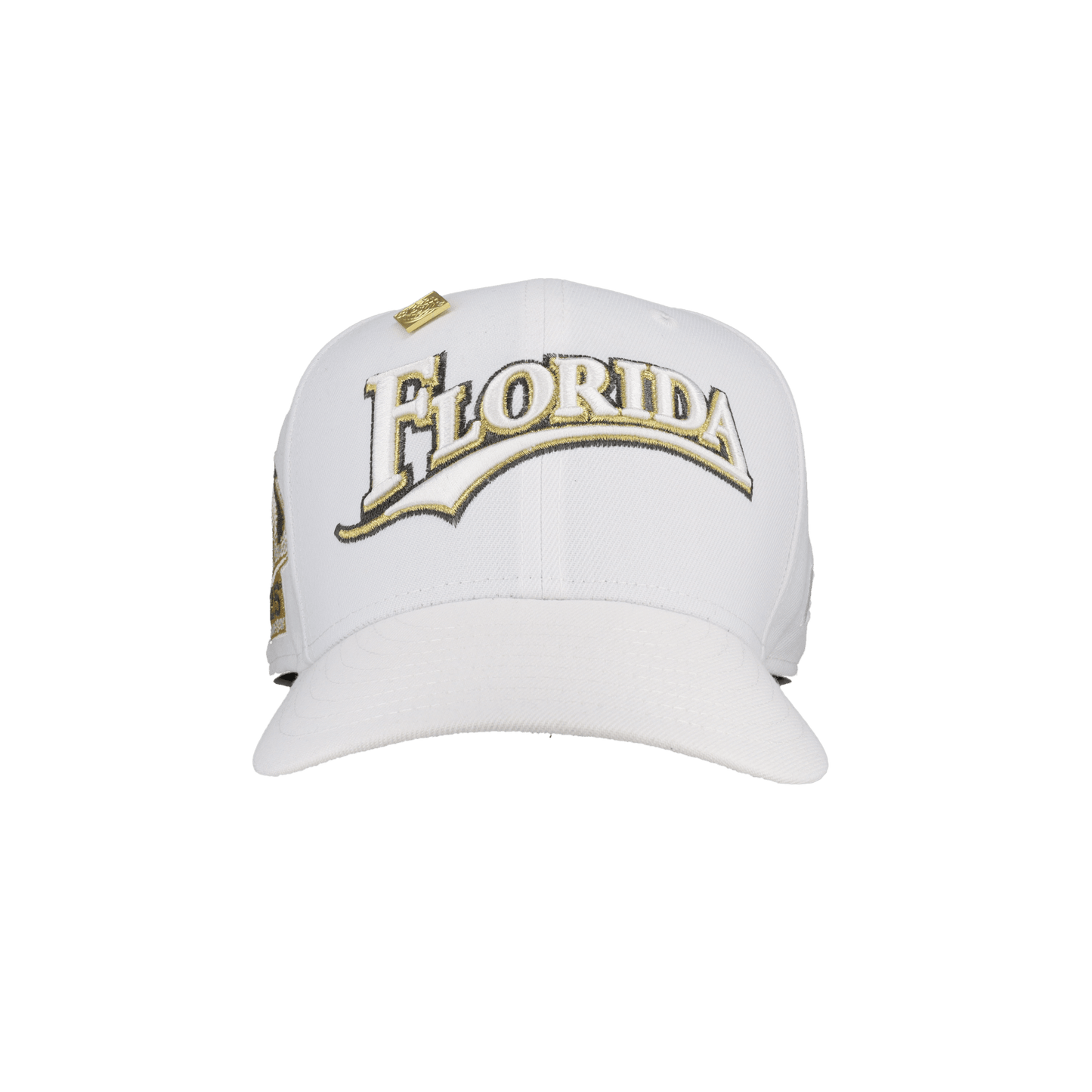 Florida Marlins Pure Royalty Collection 25th Anniversary Patch Fitted Hat - Lucid Soles