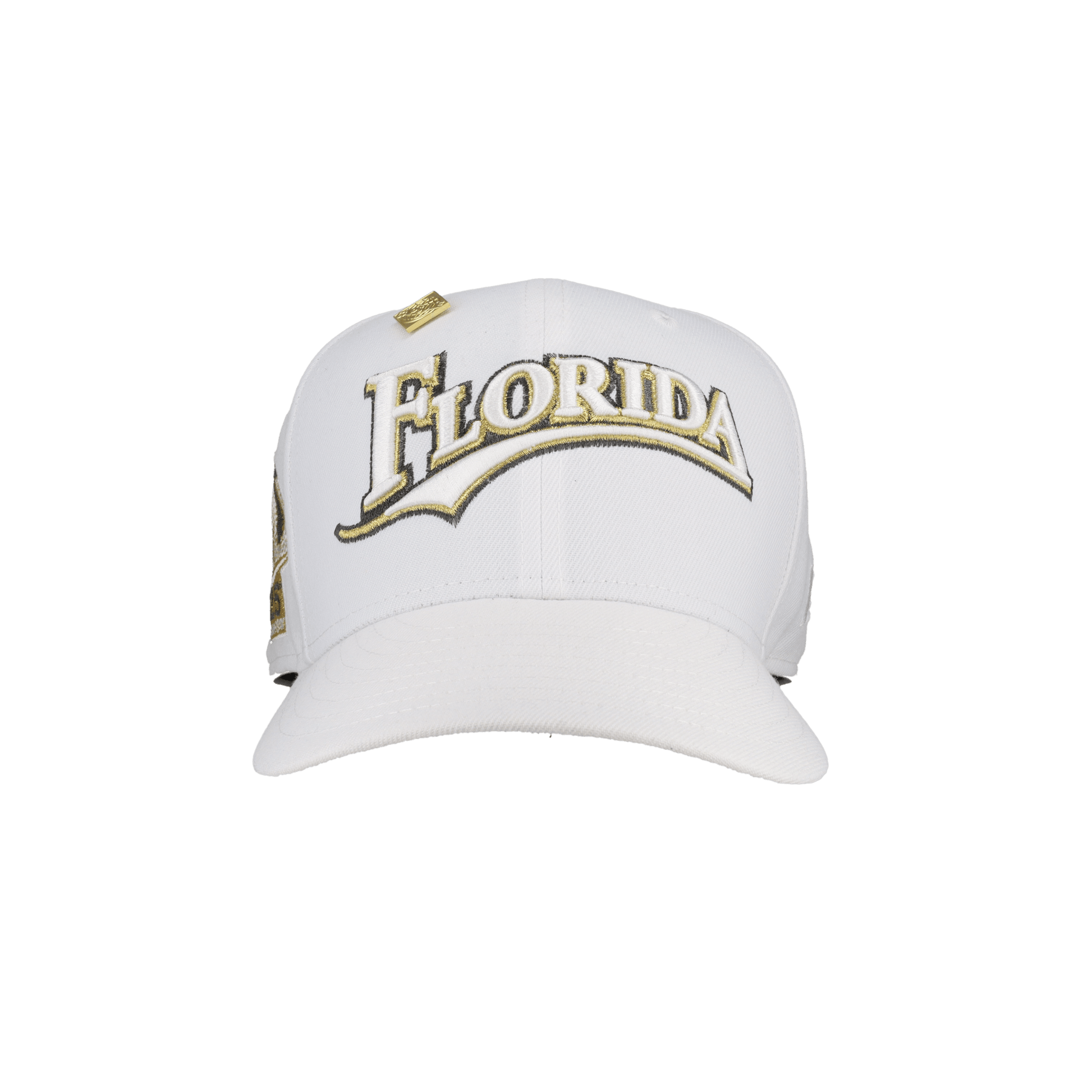 Florida Marlins Pure Royalty Collection 25th Anniversary Patch Fitted Hat - Lucid Soles