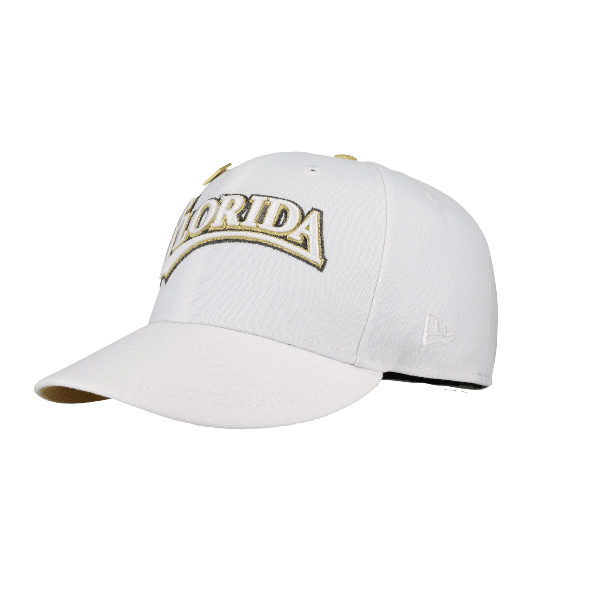 Florida Marlins Pure Royalty Collection 25th Anniversary Patch Fitted Hat - Lucid Soles