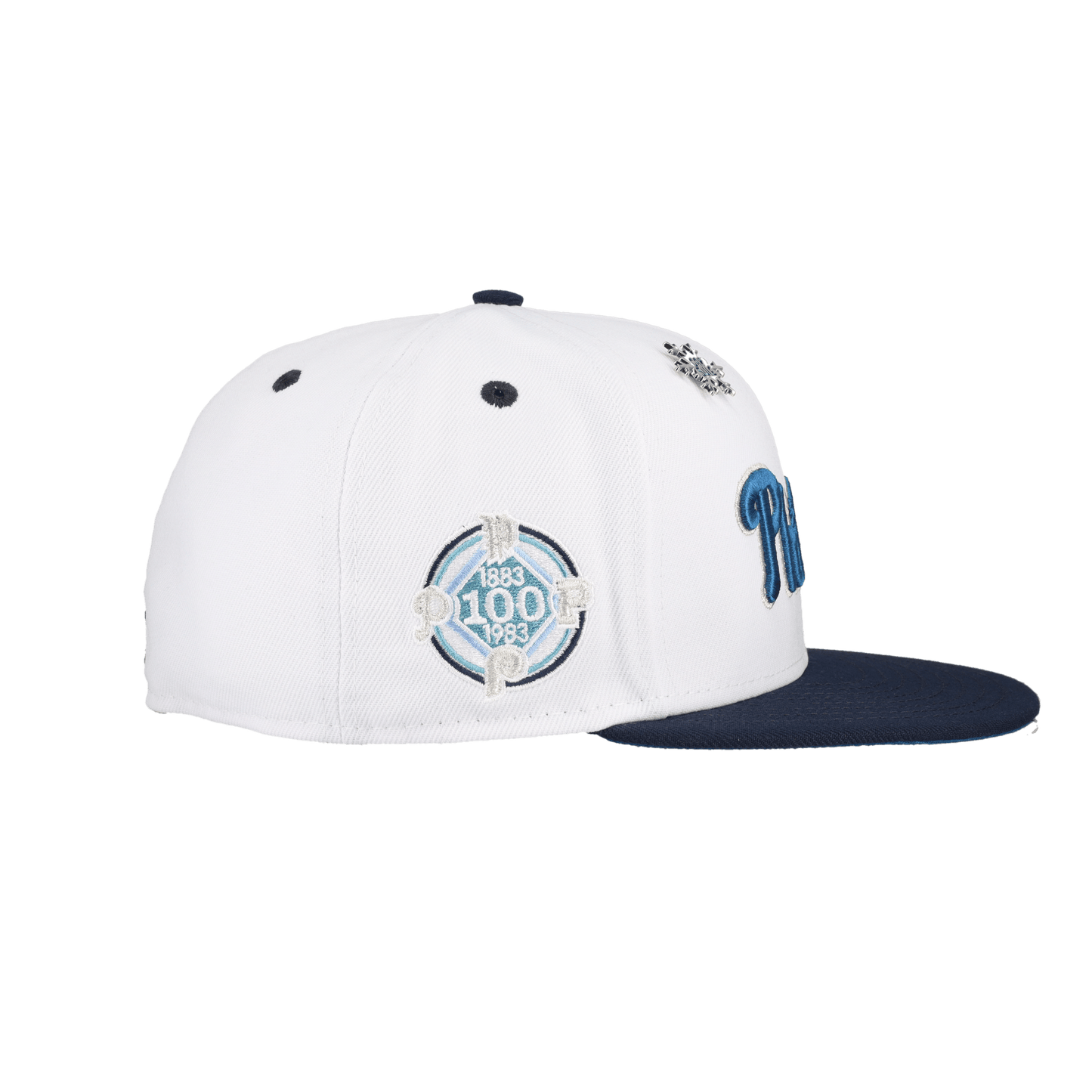 Philadelphia Phillies Winter Ice Collection 100th Season 59Ffity Fitted Hat - Lucid Soles