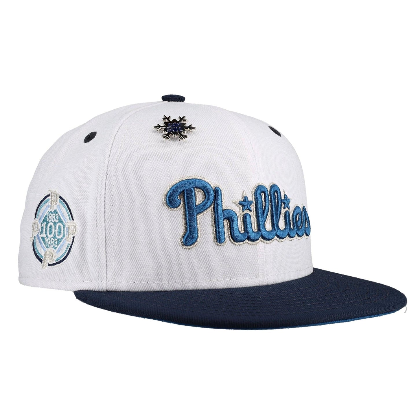 Philadelphia Phillies Winter Ice Collection 100th Season 59Ffity Fitted Hat - Lucid Soles