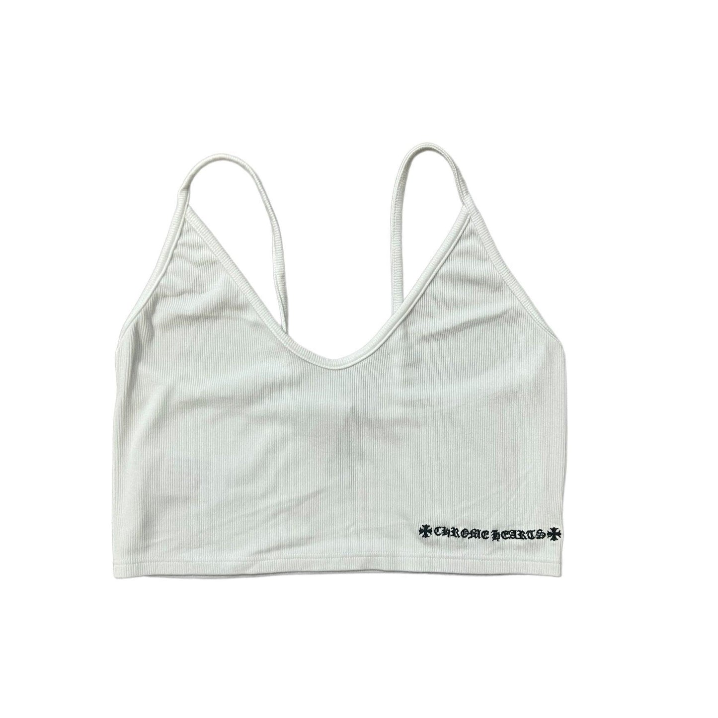 Women's Chrome Hearts Dagger Cropped Tank Top White (W) - Lucid Soles
