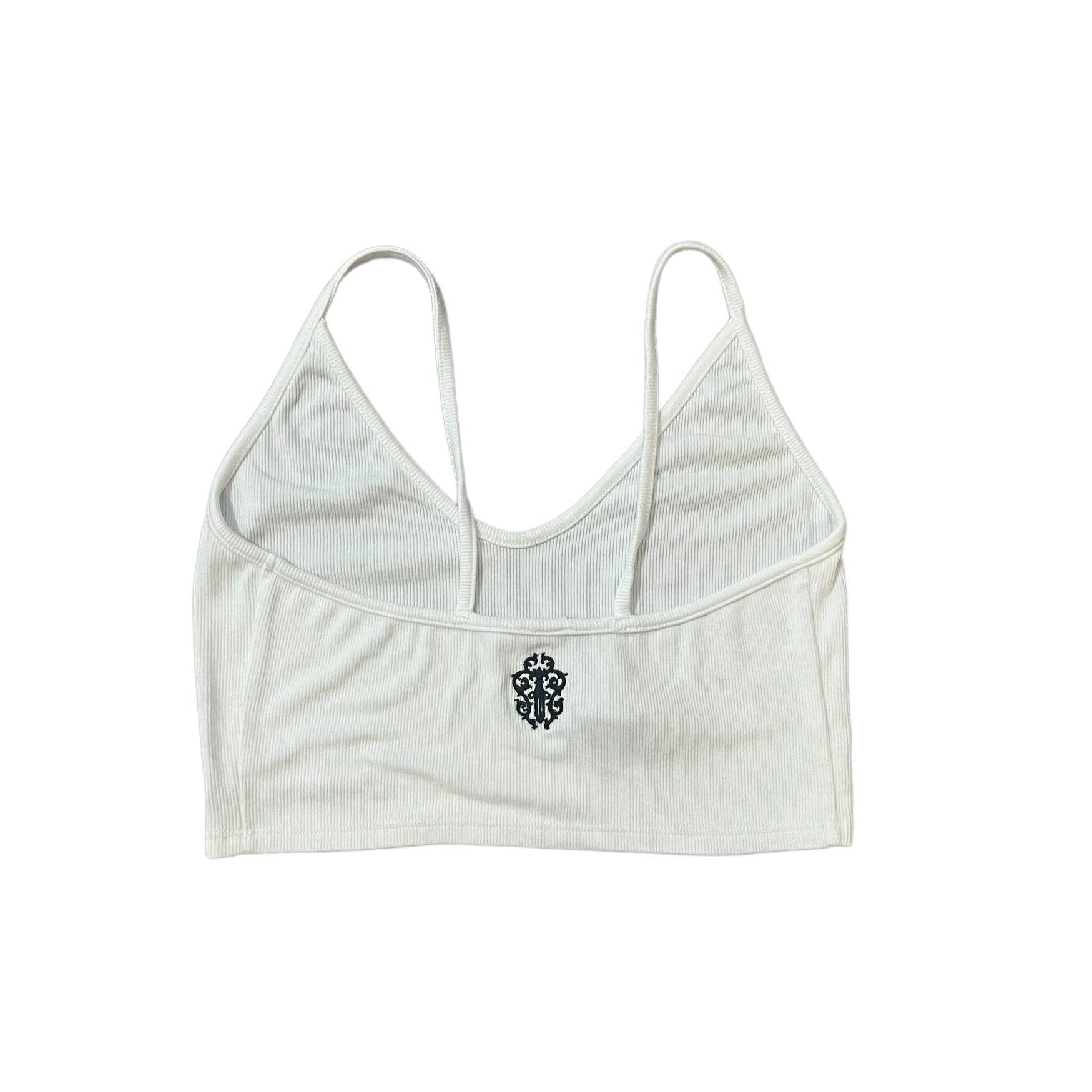 Women's Chrome Hearts Dagger Cropped Tank Top White (W) - Lucid Soles