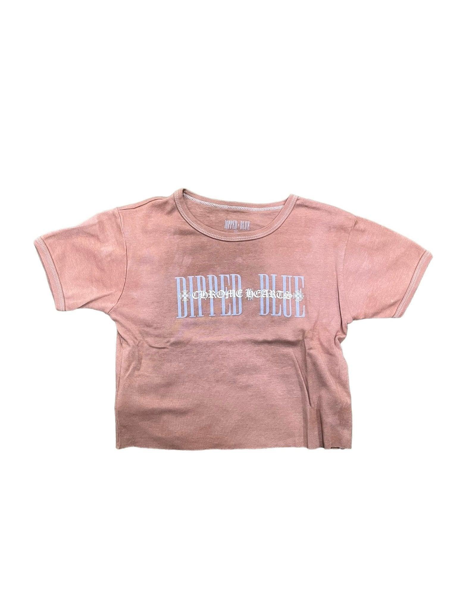 Women's Chrome Hearts x Dipped in Blue T-Shirt Brown (W) - Lucid Soles