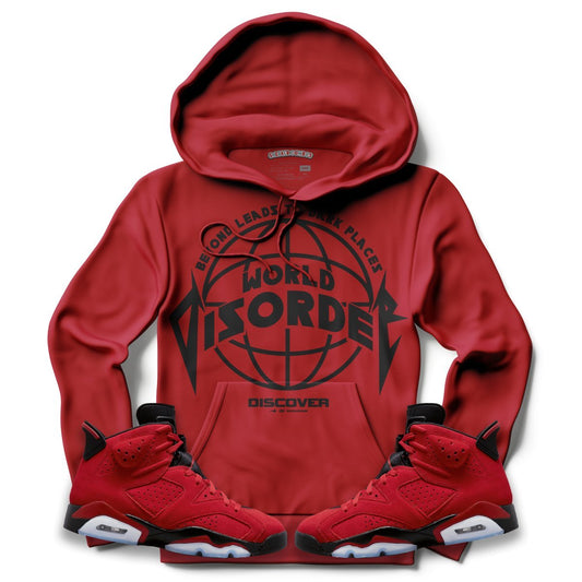 World Disorder (Air Jordan 6 Toro Bravo) Hoodie - Lucid Soles