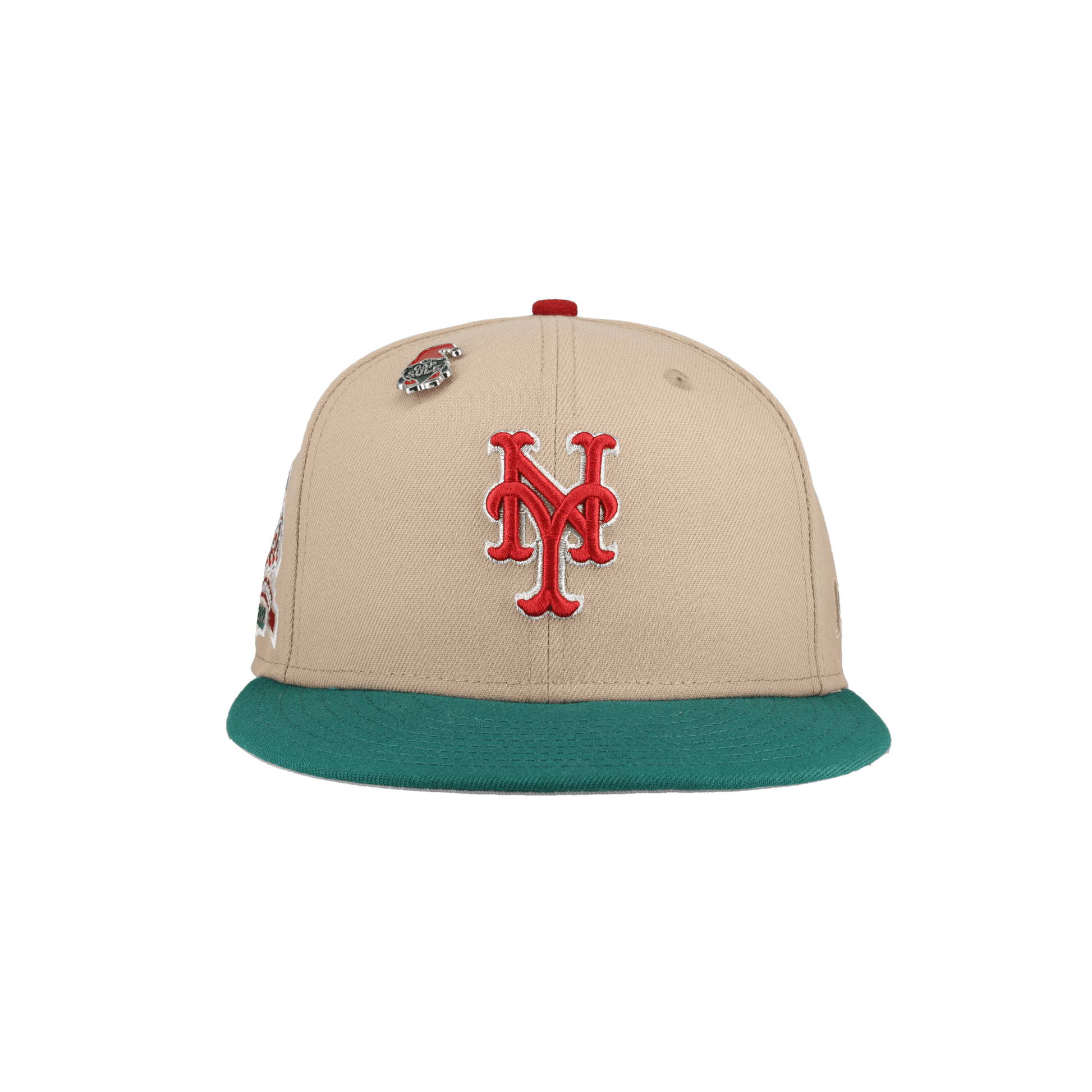 New York Mets 2023 Christmas Collection 40th Anniversary Patch Fitted Hat - Lucid Soles