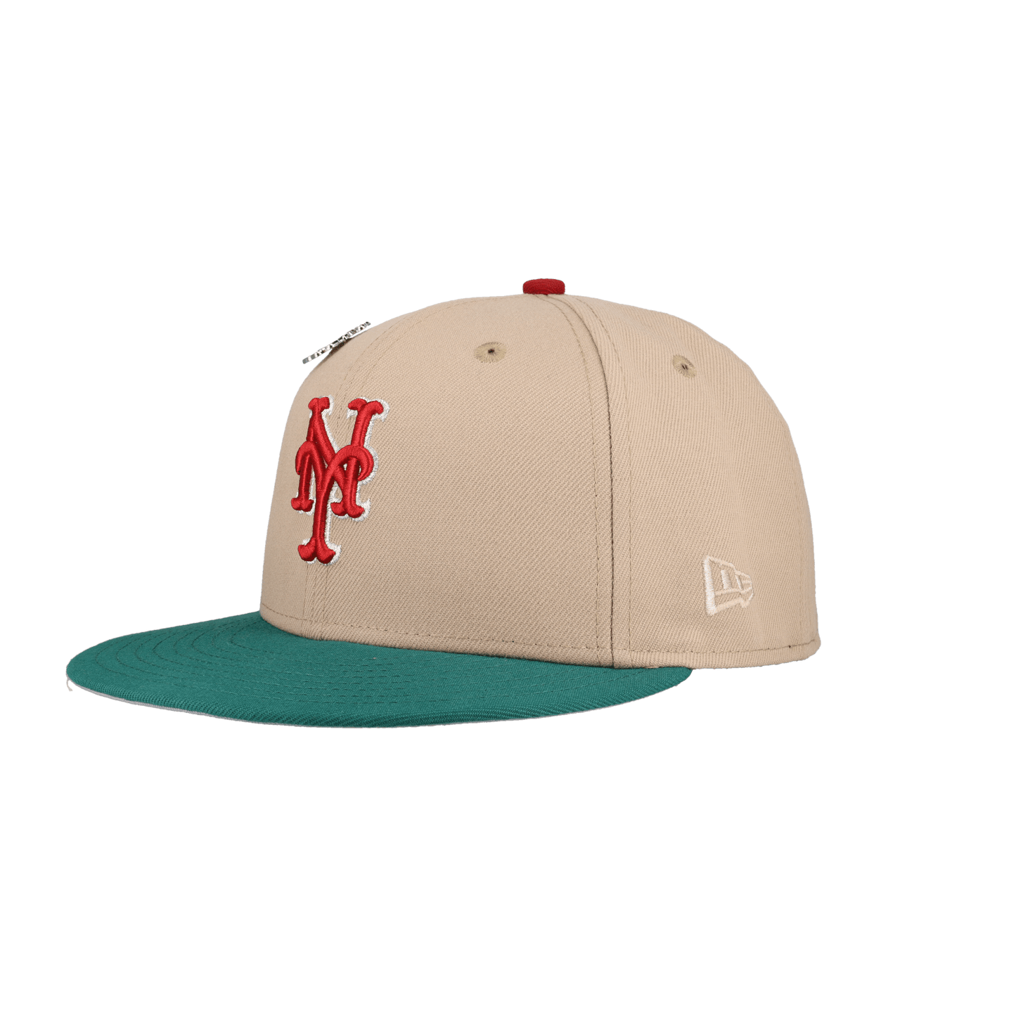 New York Mets 2023 Christmas Collection 40th Anniversary Patch Fitted Hat - Lucid Soles