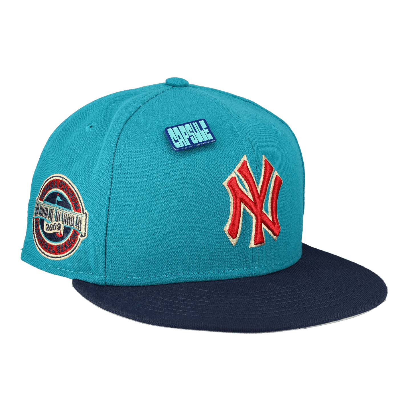 New York Yankees Real Teal Collection 2009 Inaugural Season 59Fifty - Lucid Soles