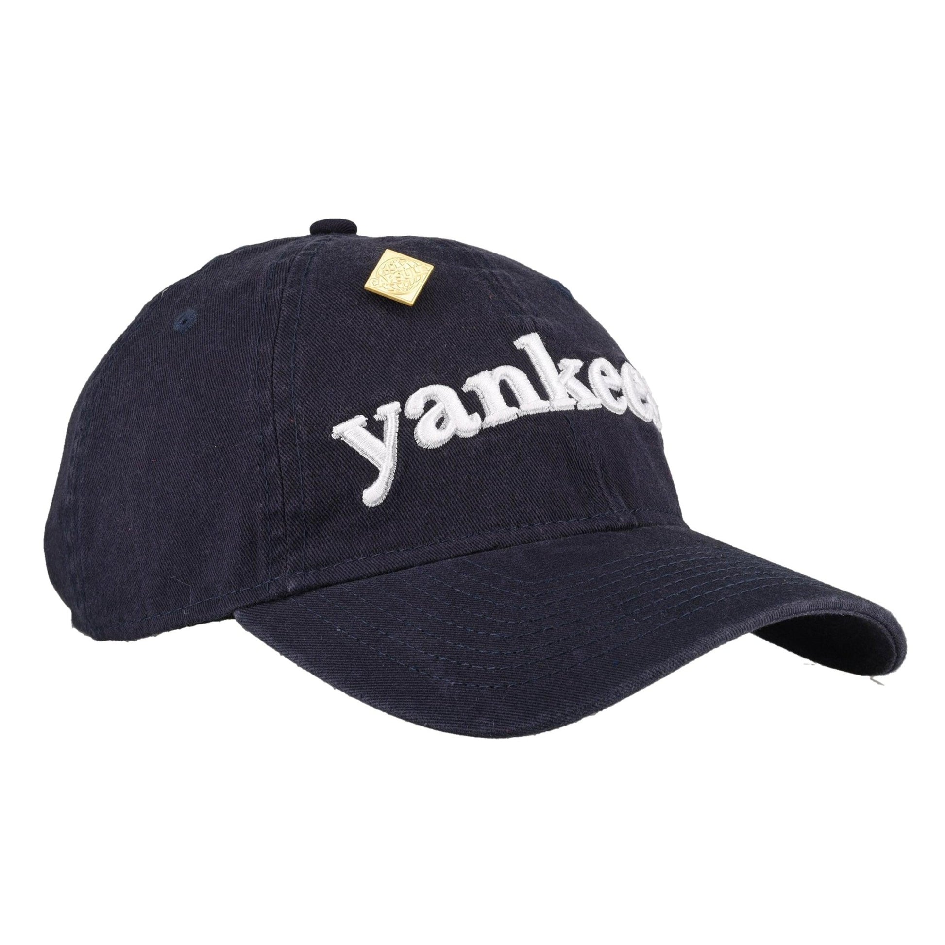 New York Yankees New Era 9Twenty Adjustable Women's Hat (Navy Script) - Lucid Soles