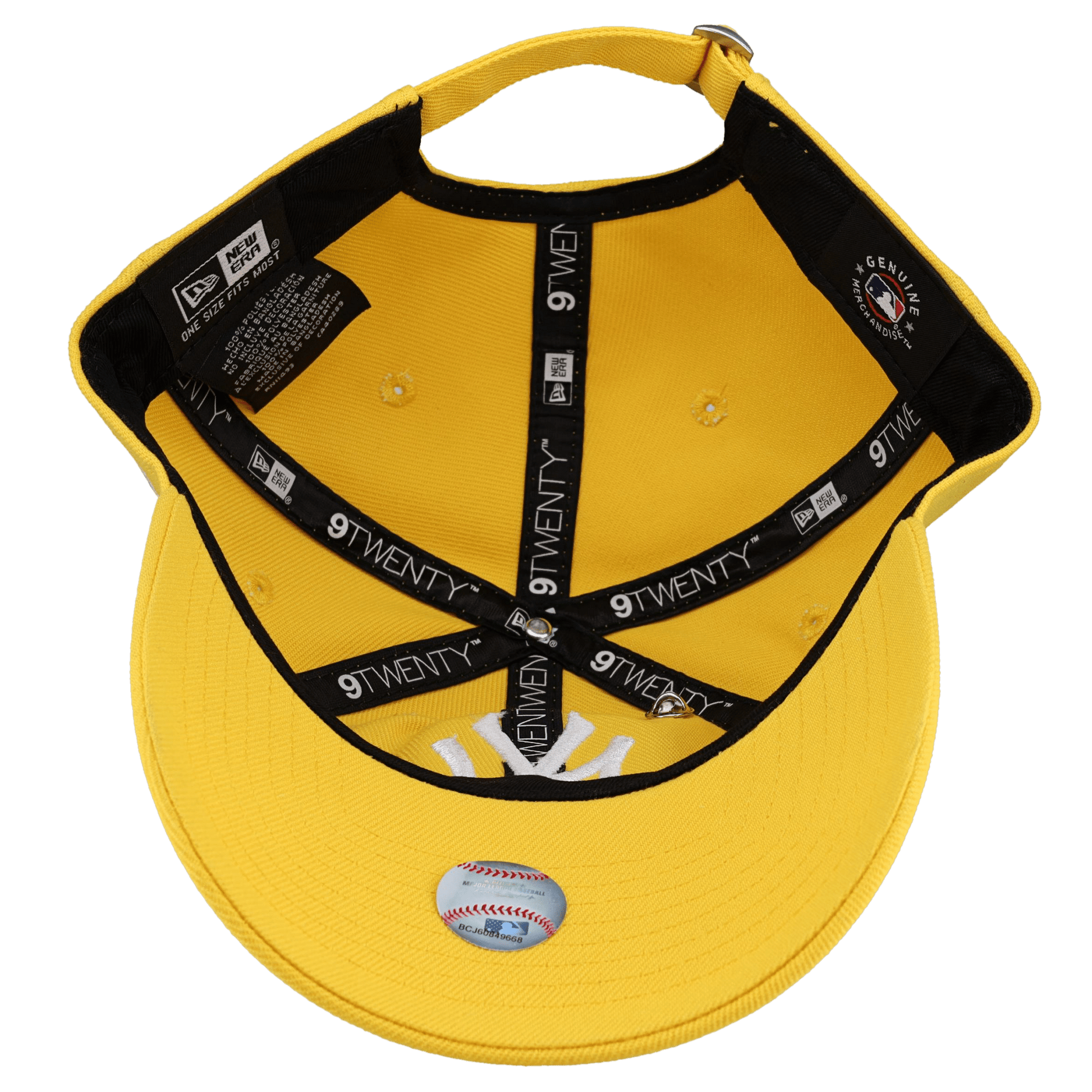 New York Yankees New Era 9Twenty Adjustable Hat (Canary Yellow) - Lucid Soles