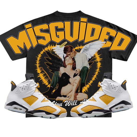 You Will Always Be Mine (Air Jordan 6 Retro Yellow Ochre) T-Shirt - Lucid Soles